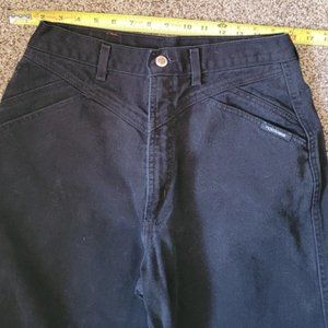 VTG Rocky Mountain 90's High Rise Jeans Sz 33/15 MED Western Wear BLACK
